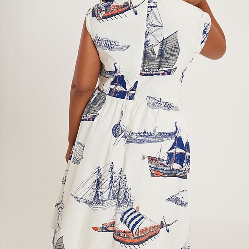 NWT Anthropologie Seafarer Mini Dress Sz 12 P-Fits like 6/8 ๐ ๐ฅ๏ธ - Picture 4 of 6